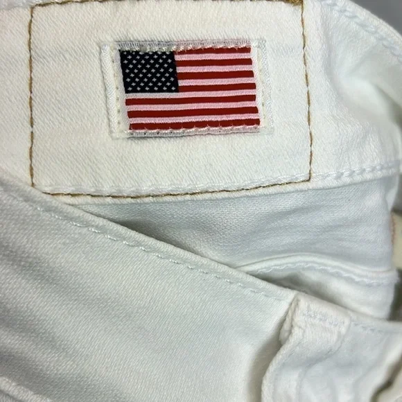 True Religion Billy Women’s White  Jeans size 28 - Picture 5 of 13